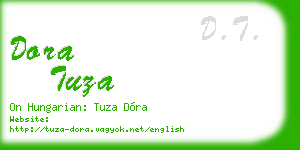 dora tuza business card